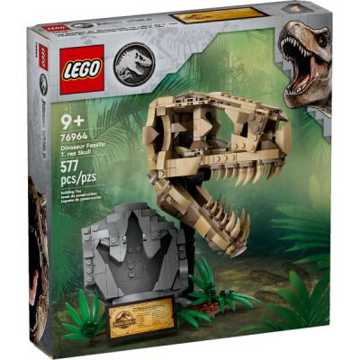 LEGO JURASSIC WORLD Les fossiles de dinosaures : le crâne de T. rex 2024